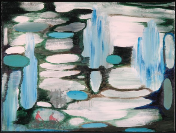 Progress No. 3. Randell Neudorf (c) 2006 Acrylic Paint & Collage on Canvas Size?